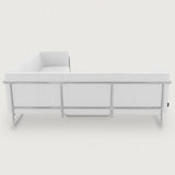 MO-77 Bauhaus Sofa Corner (Diamond White Leather) - Discontinued