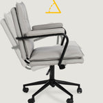 Executive Cushioned Office Chair (Grey)     - Marcel Olsen