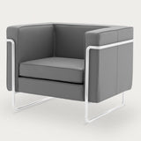 MO-77 Bauhaus Sofa 1-Sitzer (Wayward Graues Leder) - Ausgelaufen