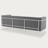 MO-77 Bauhaus Sofa 3 Seater (Wayward Grey Leather) - Discontinued