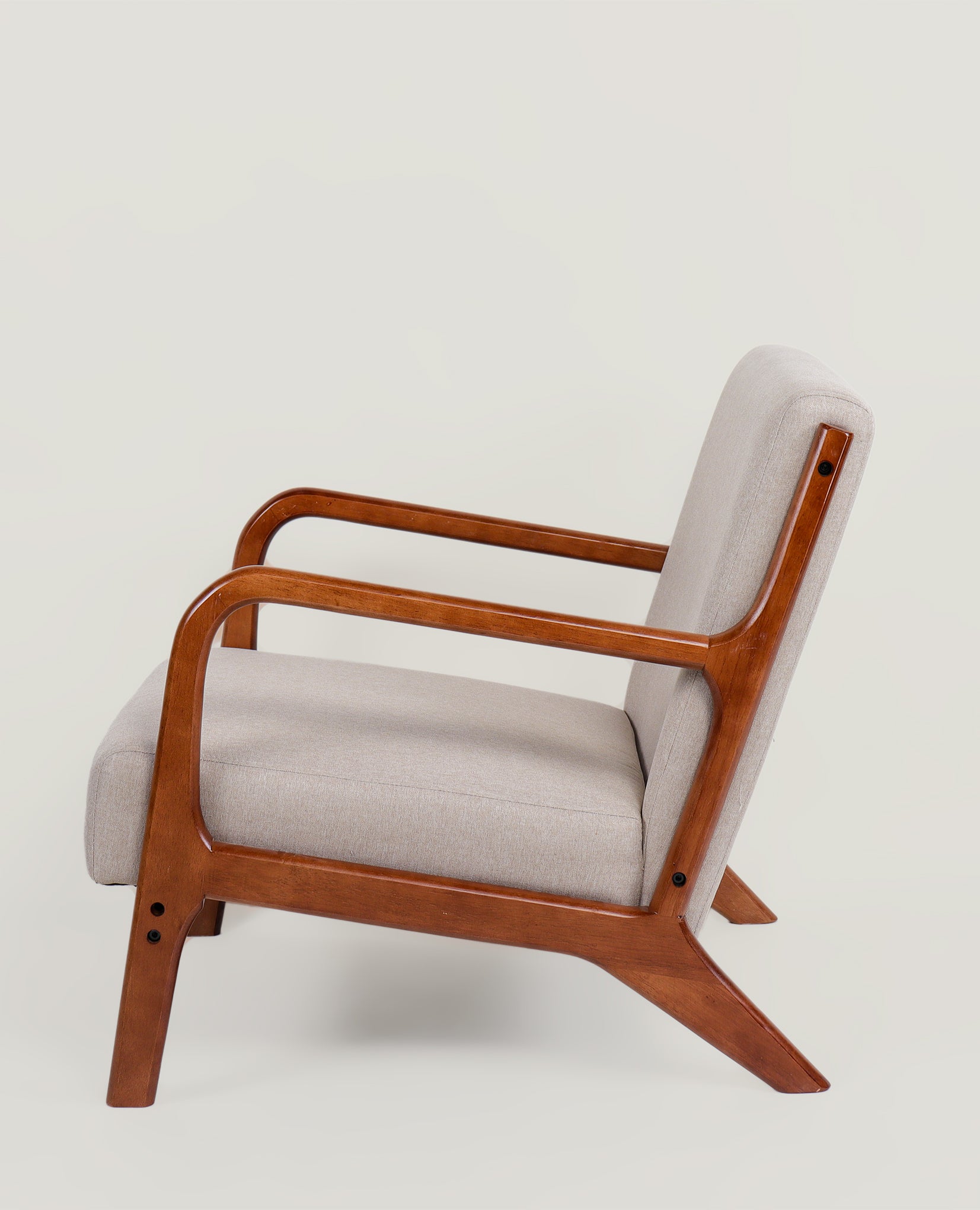 Lubian Mid-century Armchair (Jaspe Grey) - Marcel Olsen