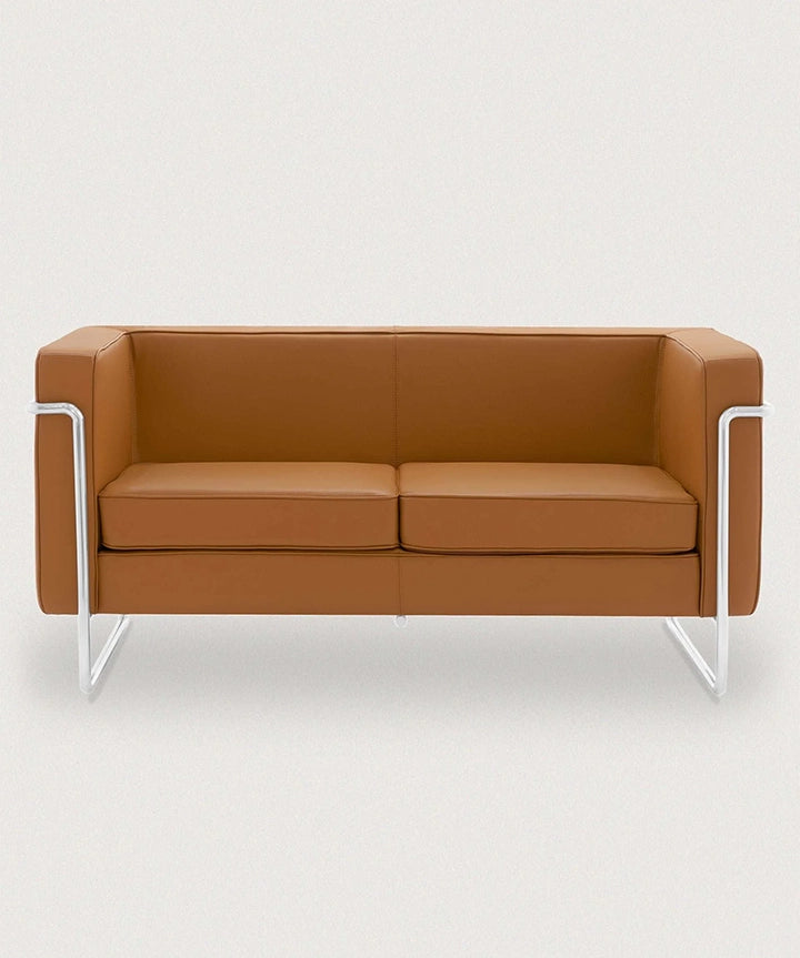 MO-77 Bauhaus Sofa 2 Seater (Caramel Leather) - Discontinued     - Marcel Olsen