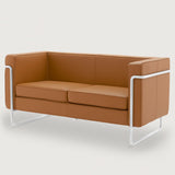 MO-77 Bauhaus Sofa 2-Sitzer (Karamell Leder) - Ausgelaufen