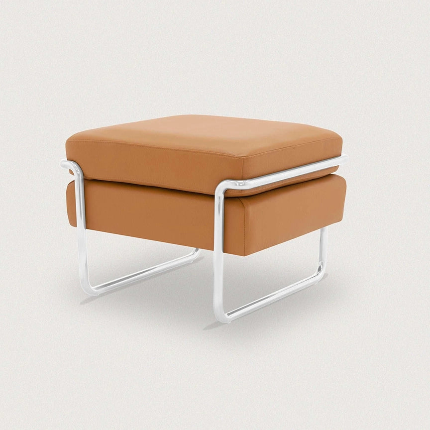 MO-77 Bauhaus Stool (Caramel Leather) - Discontinued     - Marcel Olsen