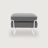 MO-77 Bauhaus Stool (Wayward Grey Leather)