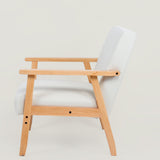 Sarria Mid-century Armchair (Arena Beige) - Marcel Olsen