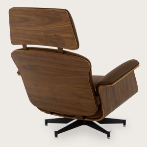 Chocolate Brown Leather Lounge Chair 03