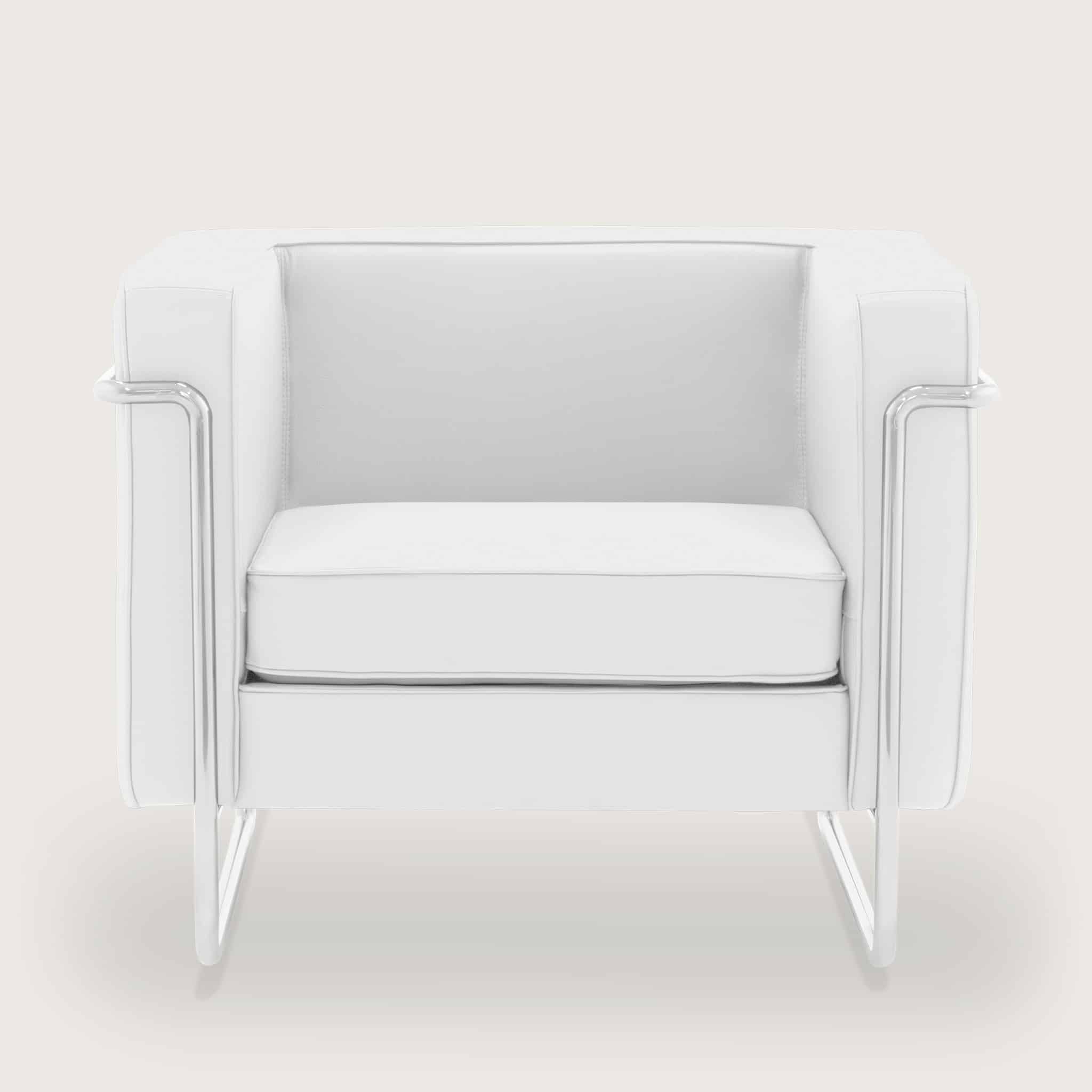 Le Bauhaus Diamond White 1 Seater 1