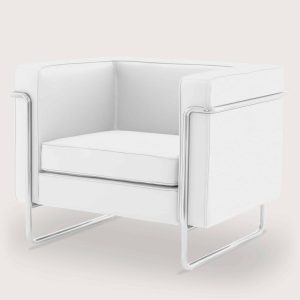 Le Bauhaus Diamond White 1 Seater 2