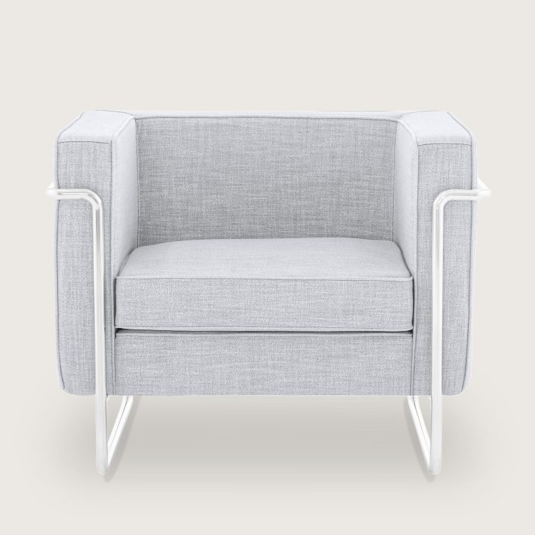 Le Bauhaus Pearl Grey 1 Seater 1