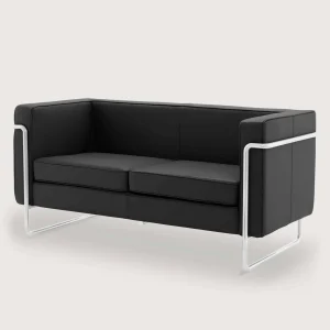 Le Bauhaus Royal Ebony Black 2 Seater 2