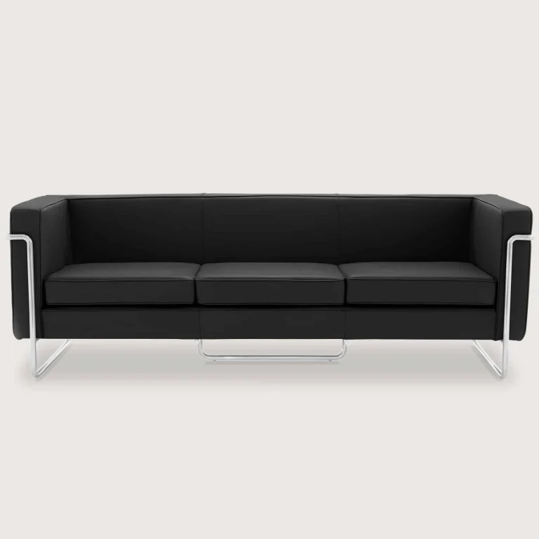 Le Bauhaus Royal Ebony Black 3 Seater 1