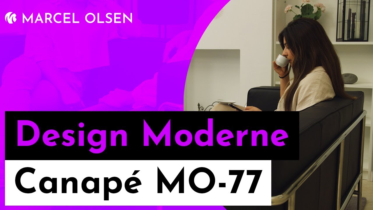 Embrassez le design moderne : Découvrez le canapé Marcel Olsen MO-77